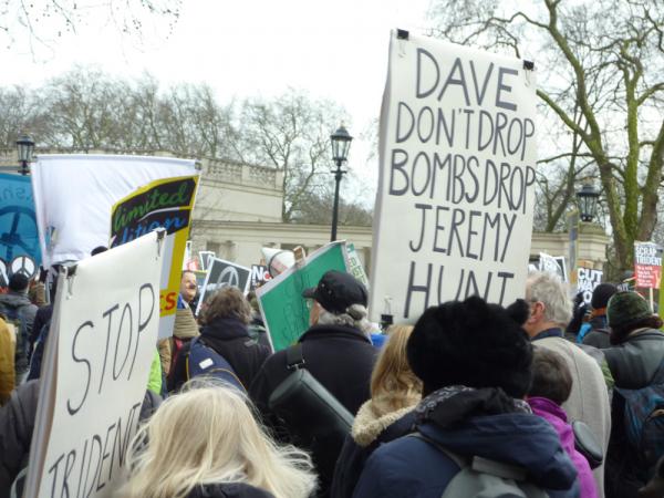 Anti Trident Rally London 2016