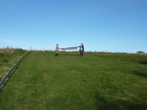 FOLD (2012) Participants Folding. Marianne & Sheila 1