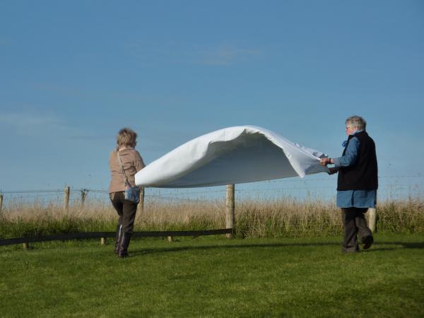 FOLD (2012) Participants Folding. Marianne & Sheila 3